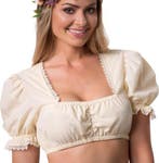2dekans | Dressforfun Dirndlblouse Anni XL - verkleedkleding, Kinderen en Baby's, Ophalen of Verzenden, Nieuw