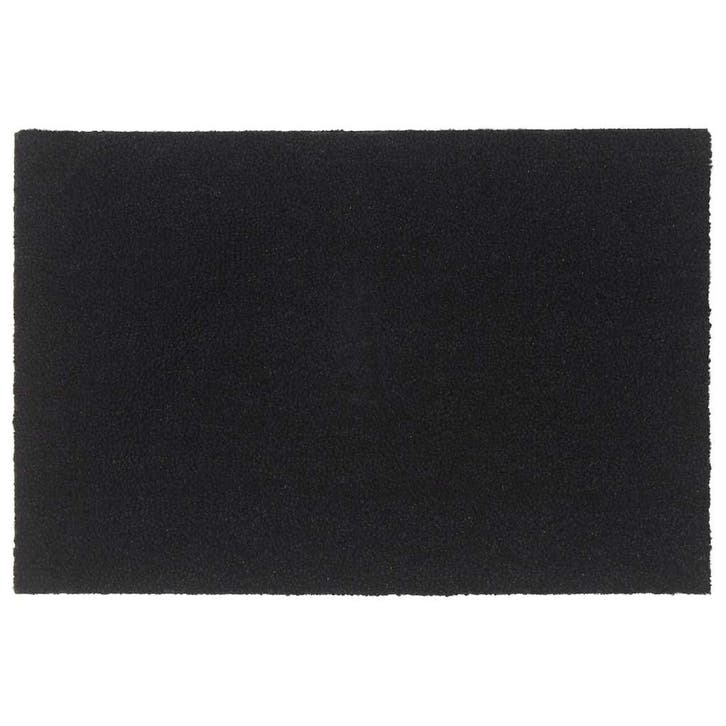 vidaXL Deurmat 60x90 cm getufte kokosvezel zwart, Tuin en Terras, Deurmatten, Nieuw, Verzenden