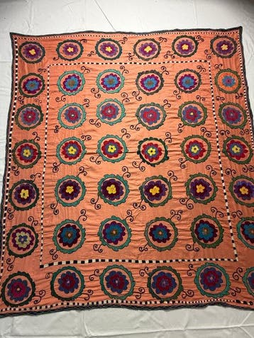 Suzane Kilim - Suzane Tapijt, Bankhoes, Bedhoes,, Nieuw