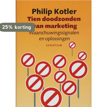 TIEN DOODZONDEN VAN MARKETING 9789055944828 Ph. Kotler, Livres, Verzenden, Ph. Kotler