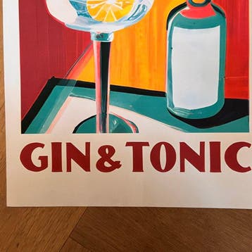 Created by British soldiers in India - Gin & Tonic Poster