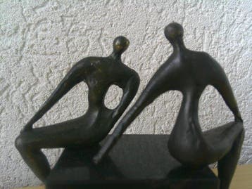 Artihove - Figurine - EEN GOED GEVOEL - Bronze doré