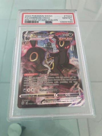 Pokémon - 1 Graded card - Umbreon #TG23 Full art, Foil - PSA