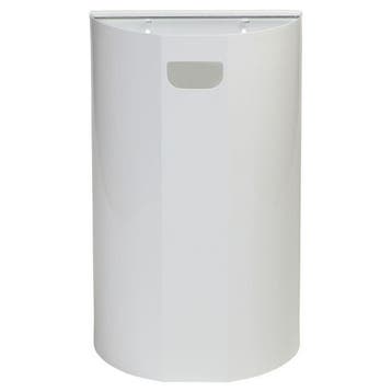 Wandafvalbak | Metaal (Wit) | 40L | Open | Incl., Verzenden