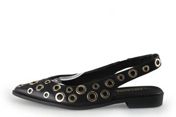 Nelson Ballerinas in maat 39 Zwart, Kleding | Dames, Schoenen, Verzenden, Zwart, Ballerina's, Zo goed als nieuw