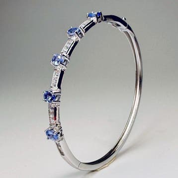 Zonder minimumprijs - Armband 925 sterlingzilver met echt