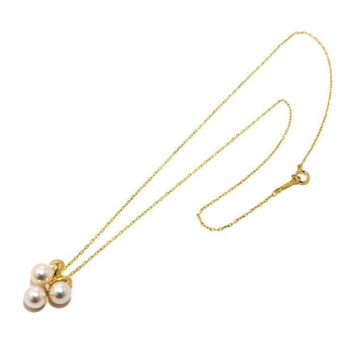 Mikimoto - Halsketting - 18 karaat Geel goud, Bijoux, Sacs & Beauté, Colliers