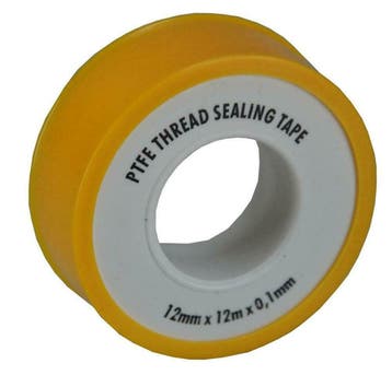 Teflon-Tape 12 mtr x 12 mm x 0,1 mm ongekeurd, Ophalen of Verzenden, Nieuw