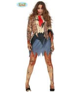 Zombie halloween kostuum voor dames, Ophalen of Verzenden, Nieuw