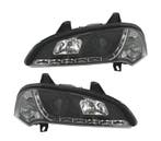 PHARES POUR OPEL TIGRA 95-03 DAYLIGHT LED FOND NOIR, Verzenden, Nieuw