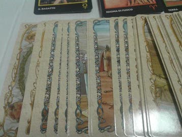 Alphonse Mucha 2 x tarot set sigillati e completi mai aperti