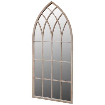 vidaXL Tuinspiegel gotisch boogvormig 50x115 cm, Tuin en Terras, Tuinhuizen, Verzenden, Nieuw