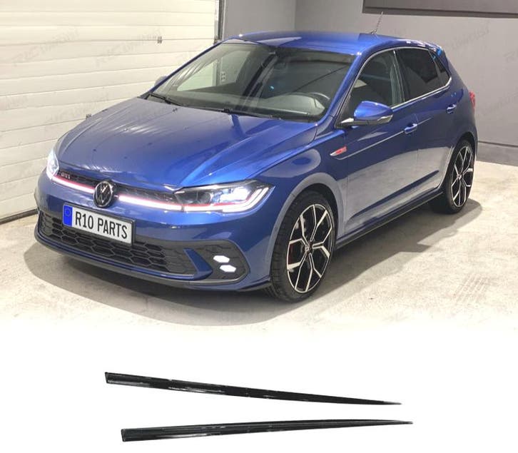 RAJOUTS DES BAS DE CAISSE VOLKSWAGEN VW POLO 21- NOIR BRILLA, Autos : Pièces & Accessoires, Carrosserie & Tôlerie, Envoi