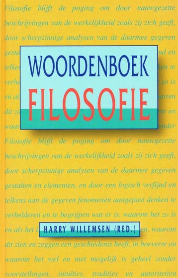 Woordenboek filosofie - Harry Willemsen - 9789023226635 - Ha, Verzenden