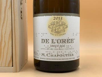 2013 Chapoutier, De LOrée Ermitage Blanc - Rhône - 1 Fles, Nieuw