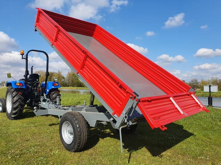 IMEG Kipper 8 ton 3-zijdig kippend gegalvaniseerd 25km/u, Articles professionnels, Agriculture | Outils