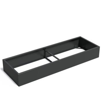 Aluminium plantenbak 300x100x80cm - Zonder bodem, 100 cm of meer, Nieuw, Metaal, 60 cm of meer