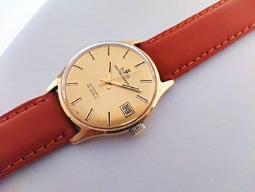 Meister Anker - Swiss patented (Ebauches Bettlach) gold, Nieuw
