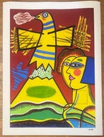 Corneille (1922-2010) - Le grand oiseau du Mont Fuji, Antiek en Kunst