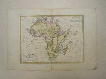 Afrika - Madagaskar; E. Mentelle - Carte Générale et, Livres