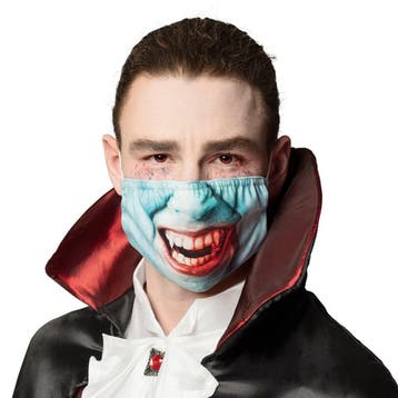 Halloween Mondkapje Vampier, Verzenden, Nieuw