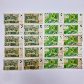 Pays-Bas. - 10 x 5, 10 x 5 Gulden -1966, 1973 - PL23, PL22