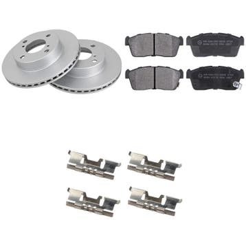 Remschijven + remblokken Voorzijde Nissan PIXO 1.0, Verzenden