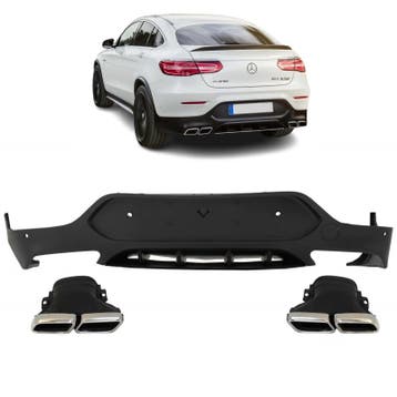 Diffuser | geschikt voor Mercedes-Benz | GLC-klasse Coupé 16, Verzenden