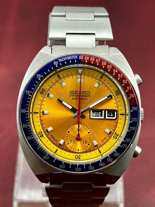 Seiko - Seiko Pogue (yellow dial) - Zonder minimumprijs -, Bijoux, Sacs & Beauté, Montres | Anciennes | Antiquités