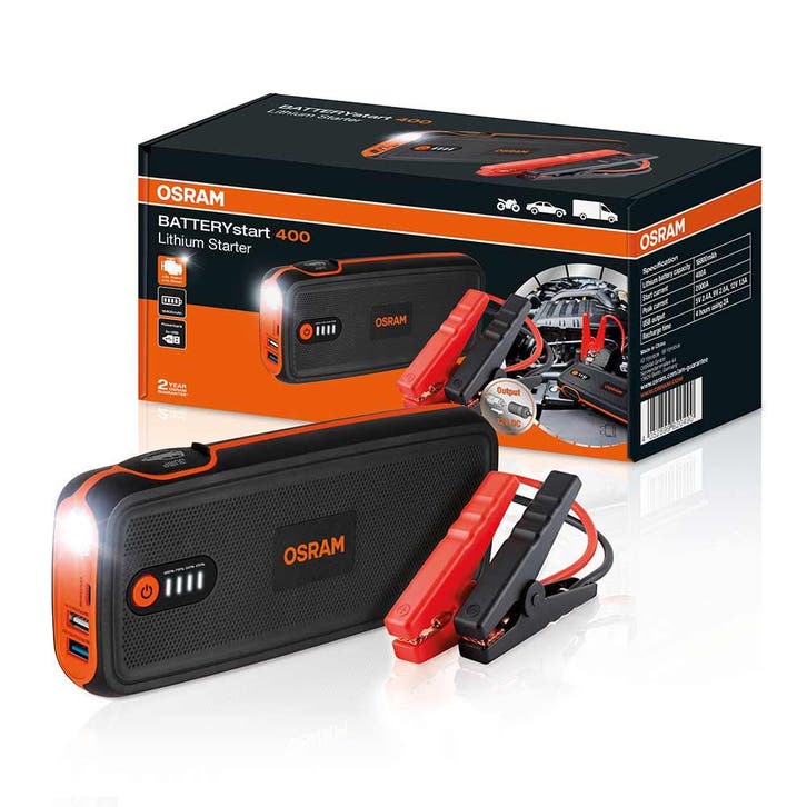 Osram BATTERY Start 400 Jump Starter + Powerbank, Autos : Pièces & Accessoires, Électronique & Câbles, Enlèvement ou Envoi