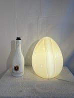 Zicoli - Lampe de table - œuf - Verre, Acier - Design de, Antiek en Kunst