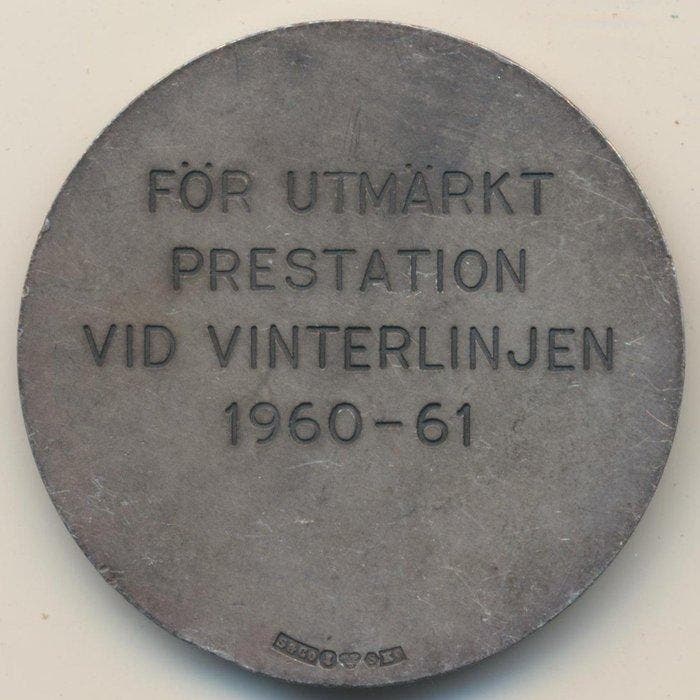 Zweden. Medal Artillery Cadet School 1960/1961 - Hallmarked, Postzegels en Munten, Postzegels | Europa | Rusland