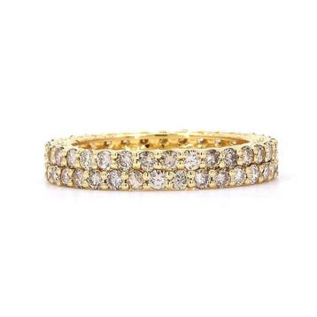 Zonder minimumprijs - Ring - 14 karaat Geel goud - 2.40ct., Nieuw