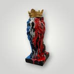 RED - Sculpture, King lion frenchy - 30 cm - Résine - 2026
