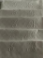 Vijf vroege XXe-eeuwse Metis (linnen en katoen) servetten