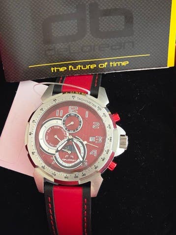 DeLorean Watch Uhr Full Calendar - Back to the Future - 50, Nieuw