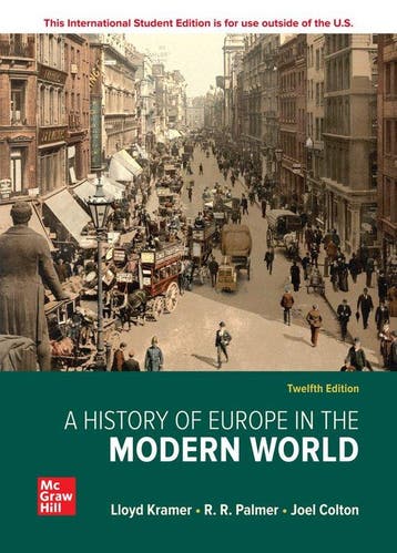 ISE A History of Europe in the Modern World 9781260548051, Verzenden, Gelezen, Lloyd Kramer