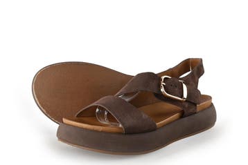 Nelson Sandalen in maat 40 Bruin, Vêtements | Femmes, Verzenden, Sandalen of Muiltjes