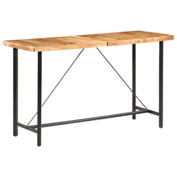 vidaXL Bartafel 180x70x107 cm massief acaciahout, Verzenden, Nieuw