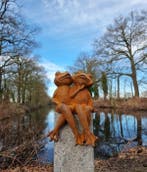 Beeldje - Frogs in love - IJzer