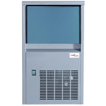 Volle ijsblokjesmachine (14 gr) 24kg/24h met reserve 6 kg ro, Verzenden