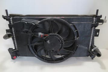 waterkoeler airconditioning ventilator module Ford C-Max 1.6, Verzenden, Gebruikt