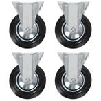 vidaXL Vaste wielen 4 st 160 mm, Verzenden, Nieuw