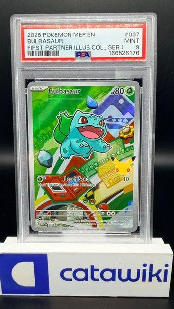 Pokémon - 1 Graded card - Bulbasaur [First Partner