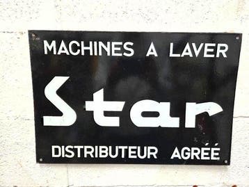 Emaille bord - STAR-wasmachines