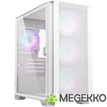 Montech AIR 100 ARGB Micro ATX Tempered Glass Wit, Computers en Software, Verzenden, Nieuw