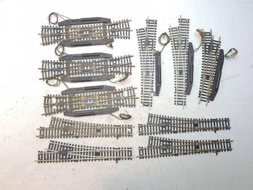 Roco H0 - Voie ferrée pour trains miniatures (10) - 10x, Hobby & Loisirs créatifs