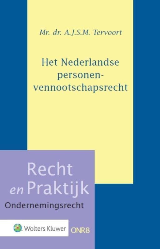 Het Nederlandse personenvennootschapsrecht / Recht en, Livres, Science, Envoi