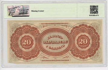 Argentinië. – Banco Oxandaburu y Garbino - 20 Pesos Fuertes, Postzegels en Munten