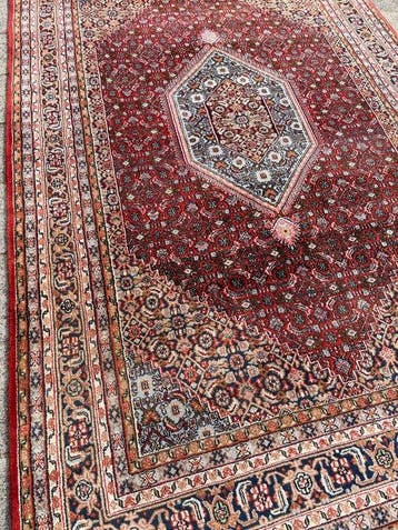 Indo Tabriz Mahi - gereinigd - handgeknoopt - wol - Tapijt -
